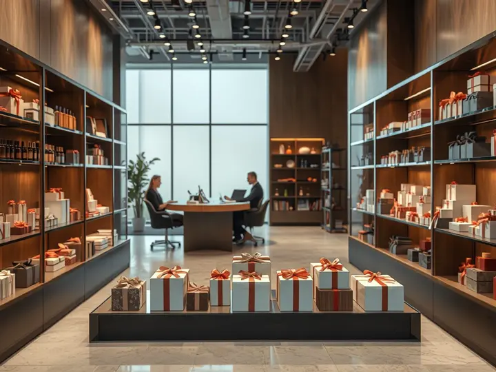 企业礼品展示区