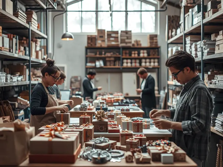 准英礼品生产车间